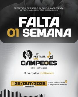 13º Festival dos Campeões - MPB e Sertanejo