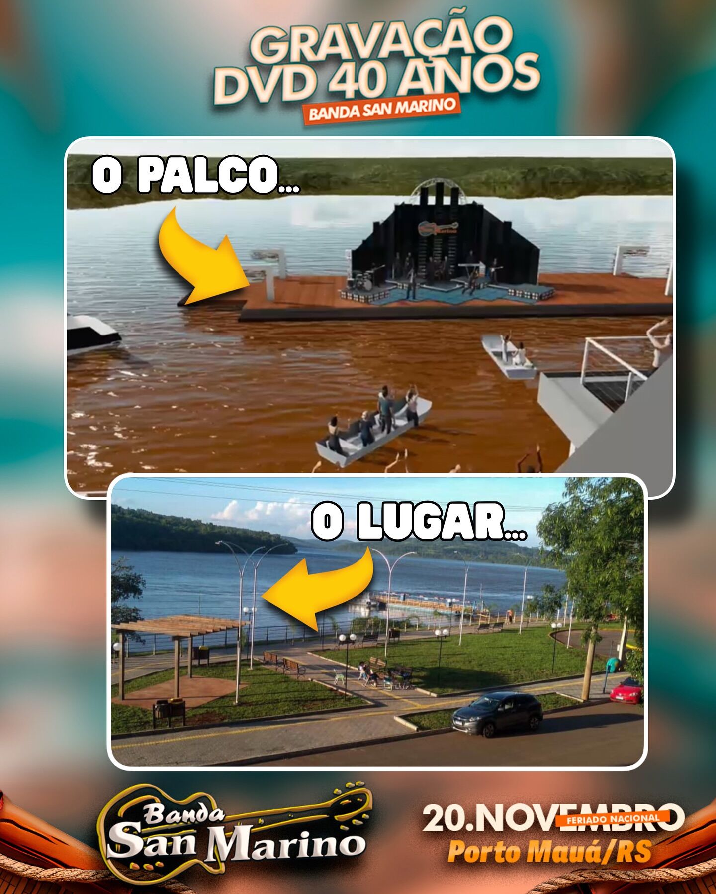 Gravação do DVD 40 Anos — Banda San Marino