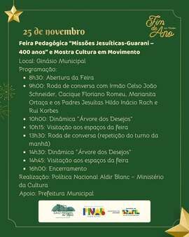 Feira Pedagógica e Mostra Cultura em Movimento