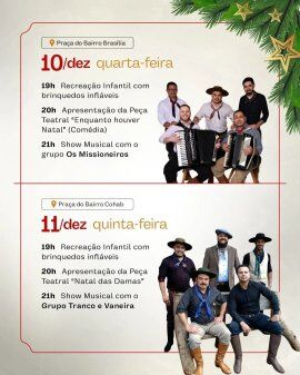 Natal Luz Missioneiro 2025 - Dias 10/12 e 11/12