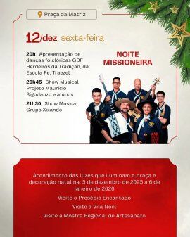 Natal Luz Missioneiro 2025 - Dia 12/12