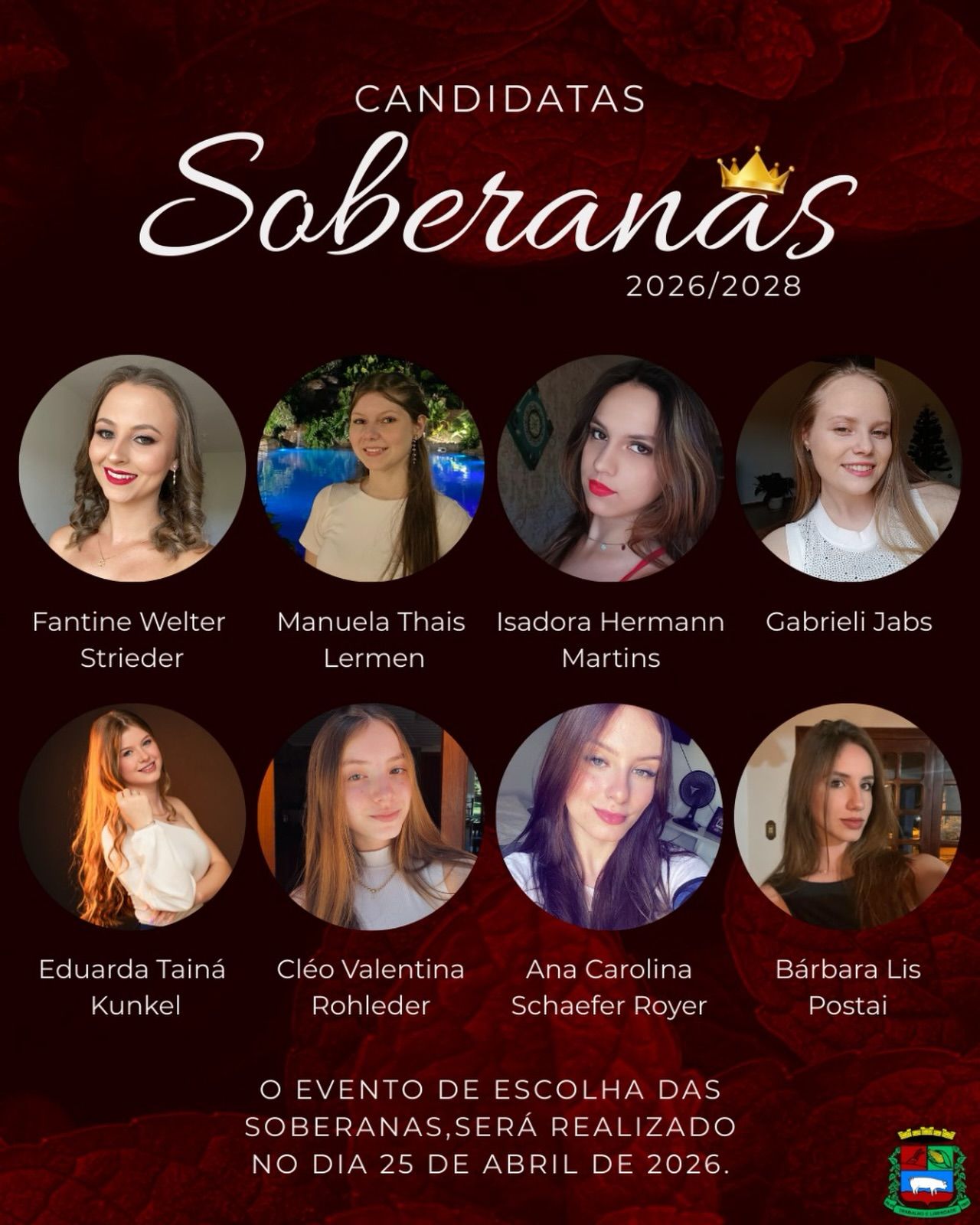 Escolha das Soberanas 2026/2028