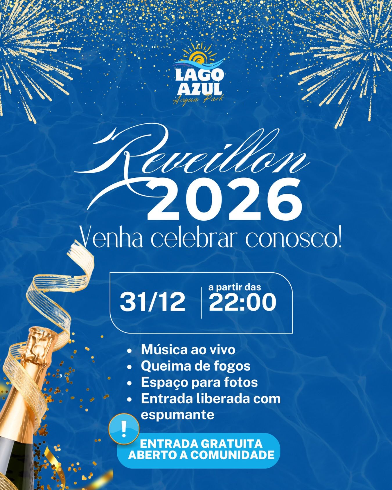 Réveillon 2026 - Lago Azul