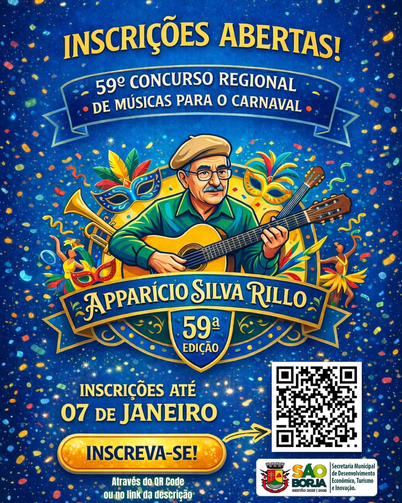 59º Concurso Regional de Músicas para o Carnaval Apparício Silva Rillo