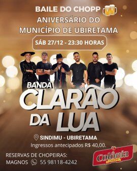 Baile do Chopp – Aniversário de Ubiretama