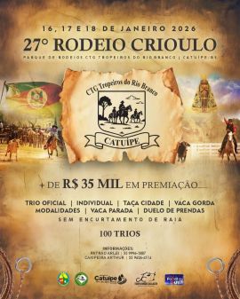 27º Rodeio Crioulo do CTG Tropeiros do Rio Branco