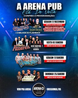 Banda Produção Musical + Rogério Borchate - ARENA PUB