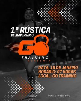 1ª RÚSTICA DE ANIVERSÁRIO GO TRAINING ACADEMIA