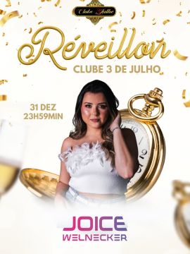 Réveillon 2026 no Clube 3 de Julho