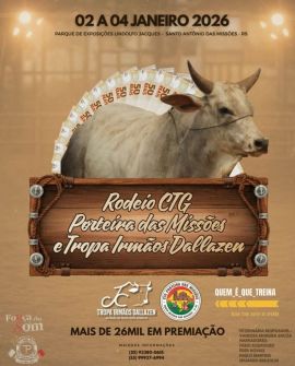 Rodeio CTG Porteira das Missões e Tropa Irmãos Dallazen