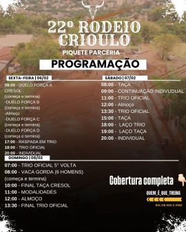 22º Rodeio Crioulo - Piquete Parceria