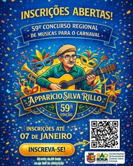 59º Concurso Regional de Músicas para o Carnaval Apparício Silva Rillo