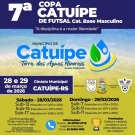 7ª Copa Catuípe de Futsal - Categoria Base Masculino