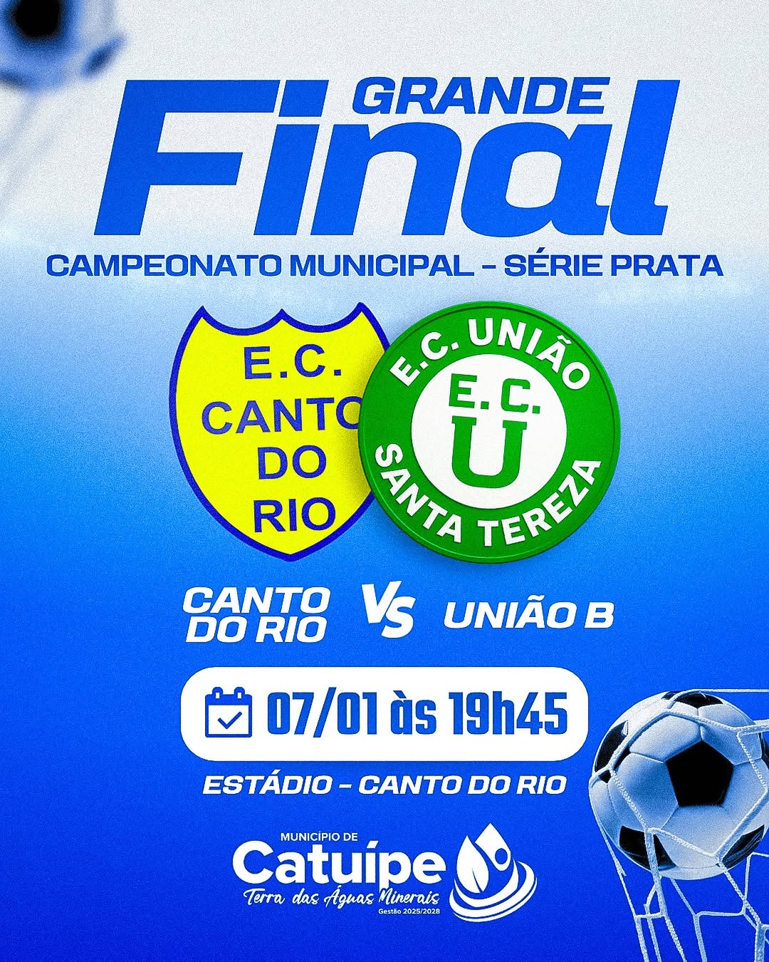 Grande Final - Campeonato Municipal de Futebol de Campo 2025 – Série Prata