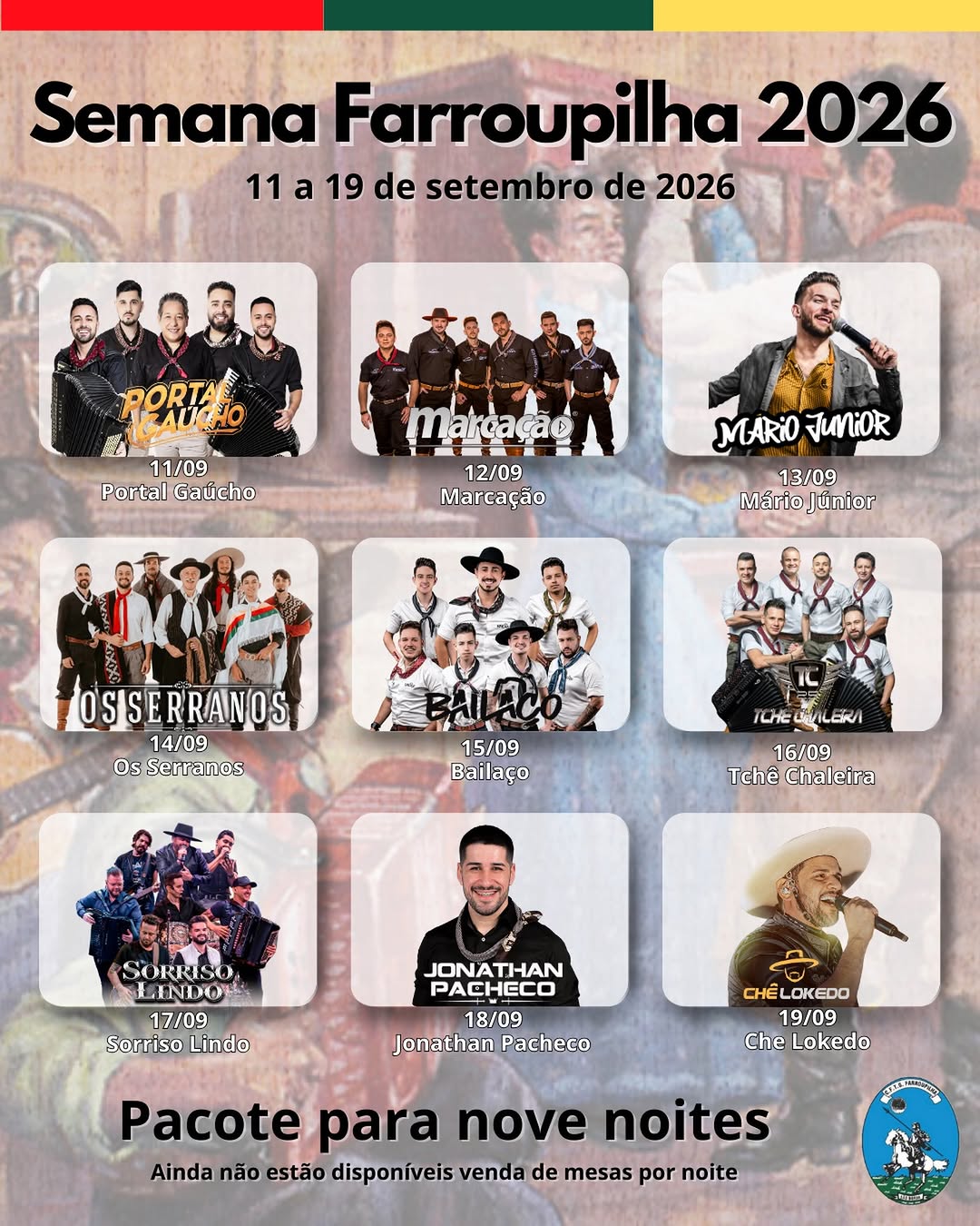 Semana Farroupilha 2026 – CFTG Farroupilha