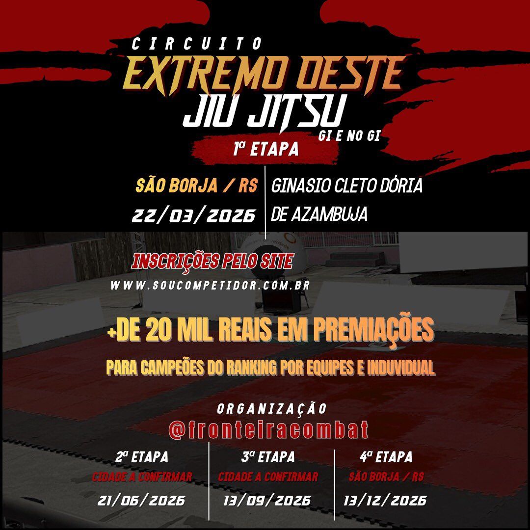 Circuito Extremo Oeste Jiu Jitsu - 1ª Etapa