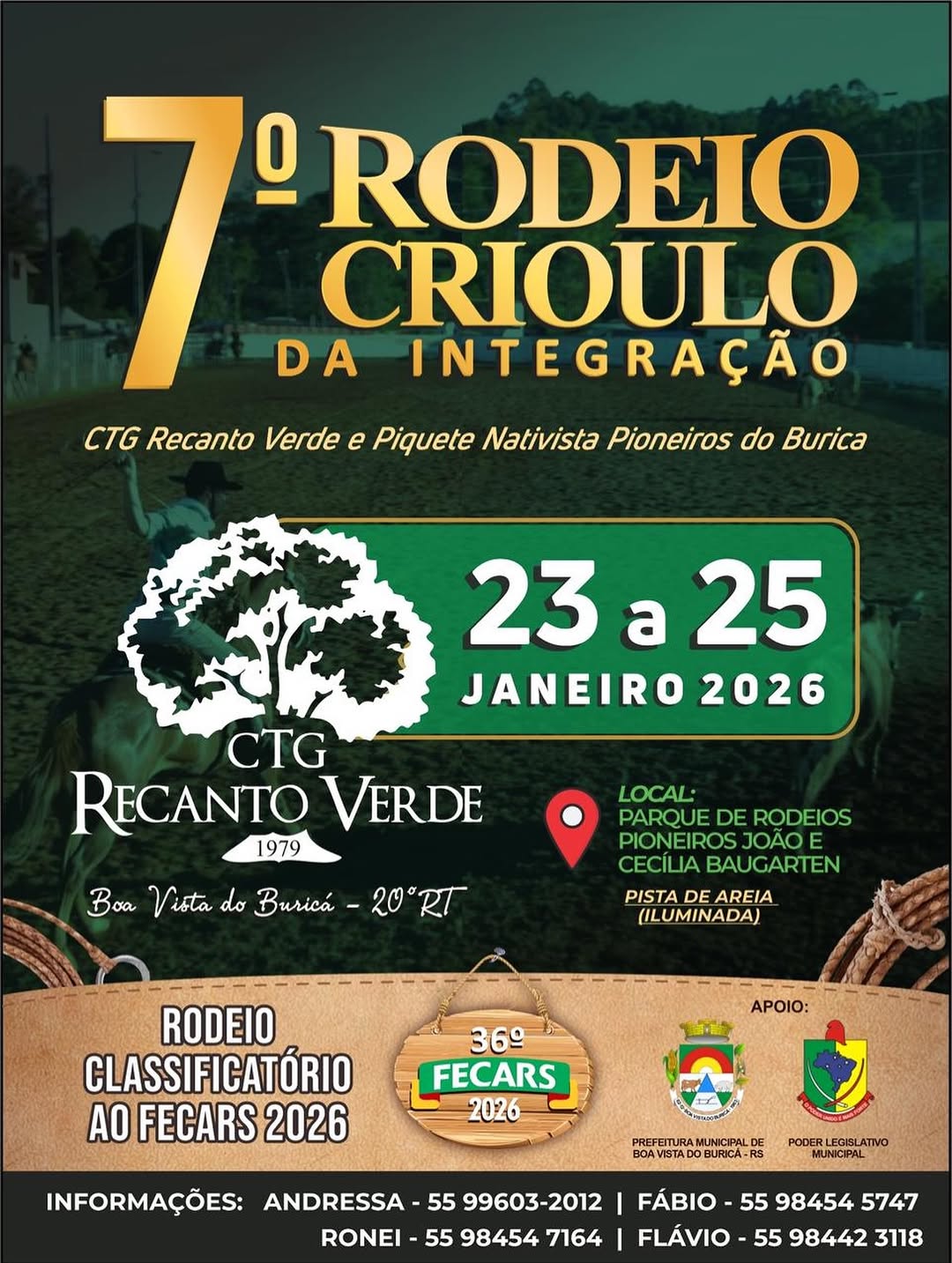 7º Rodeio Crioulo da Integração