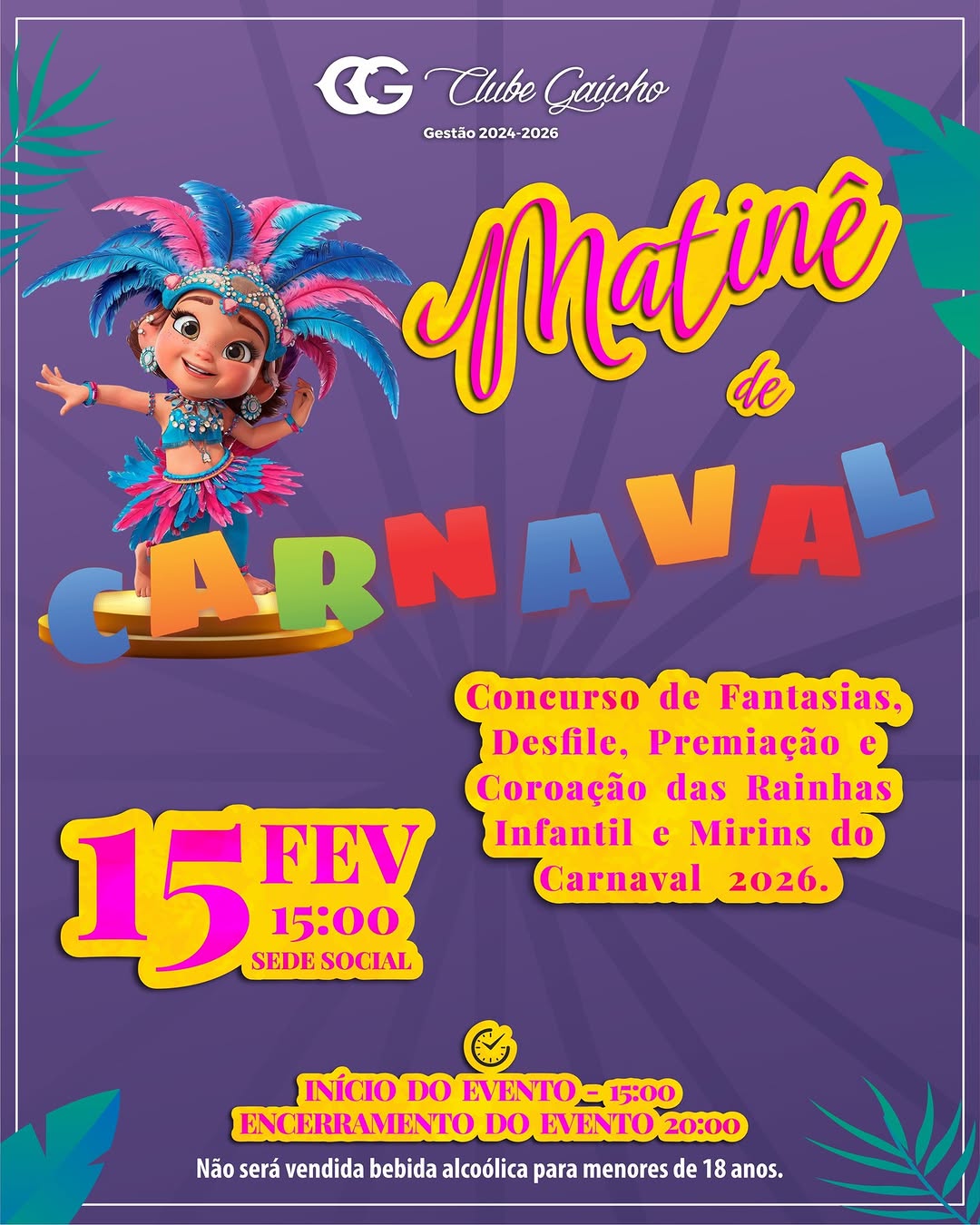 Matinê de Carnaval - Clube Gaúcho