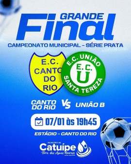 Grande Final - Campeonato Municipal de Futebol de Campo 2025 – Série Prata