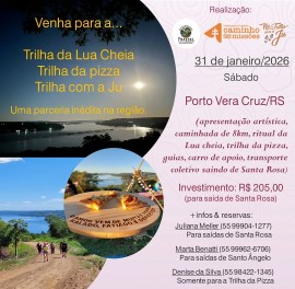 Trilha da Lua Cheia | Trilha da Pizza | Trilha com a Ju