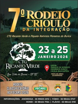 7º Rodeio Crioulo da Integração