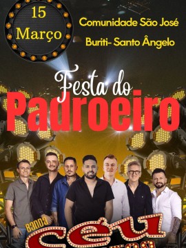 Festa do Padroeiro com Banda Céu e Cantos