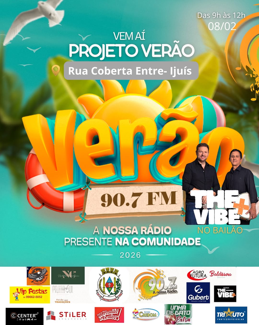 Projeto Verão 90.7 FM - Entre-Ijuís