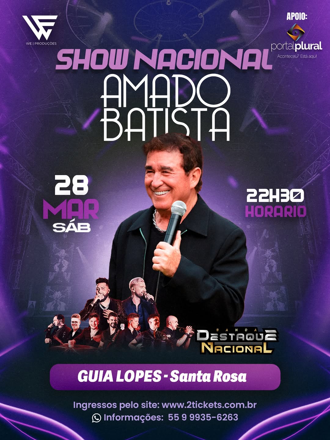 Amado Batista - Show Nacional em Santa Rosa