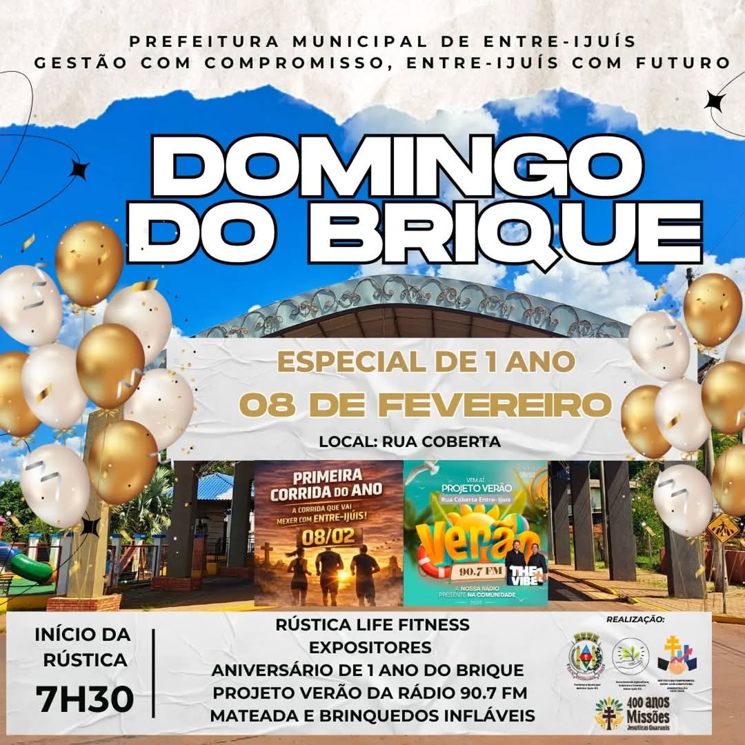 Domingo do Brique - Especial de 1 Ano