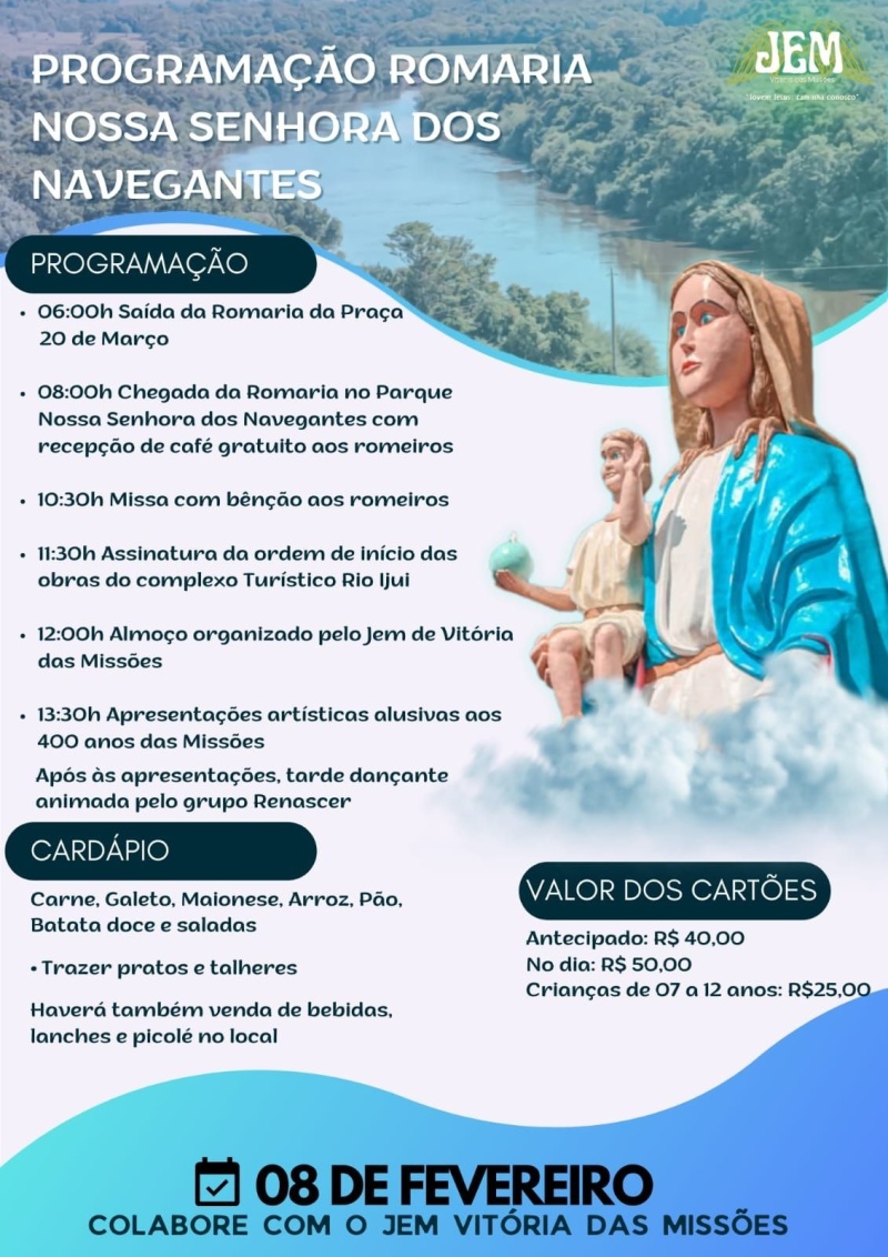 Romaria de Nossa Senhora dos Navegantes - Vitória das Missões