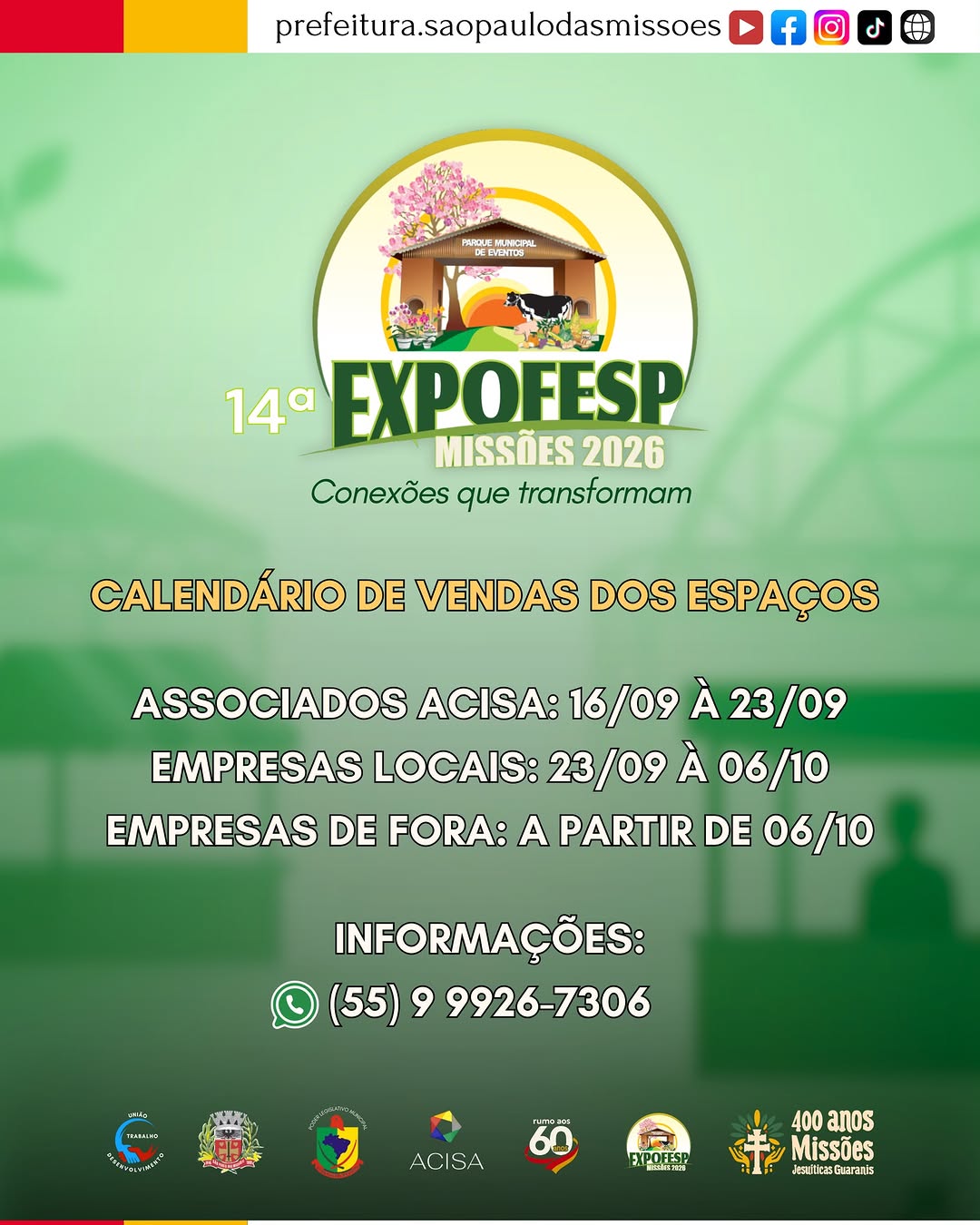 14ª EXPOFESP MISSÕES 2026