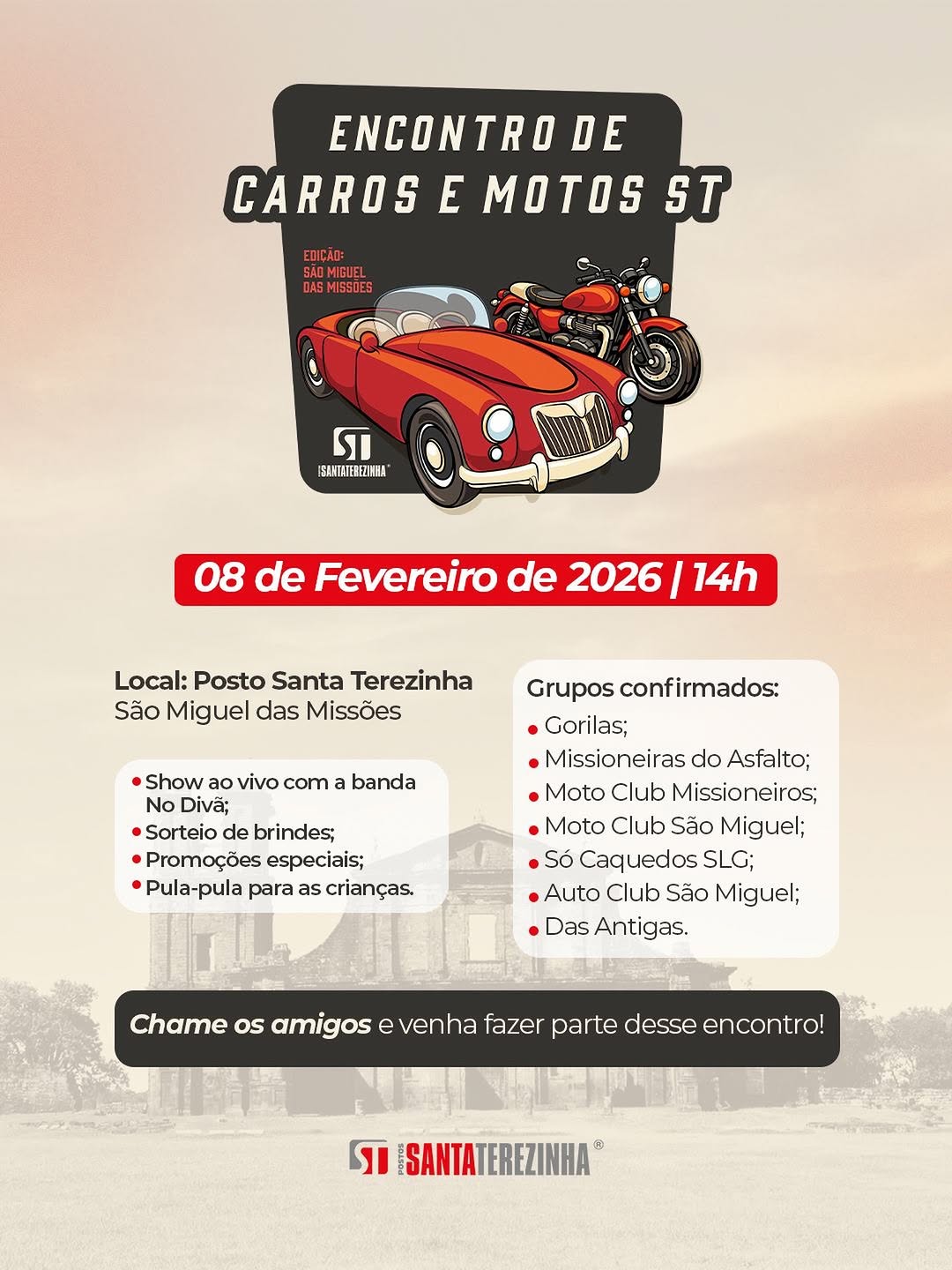 Encontro de Carros e Motos ST