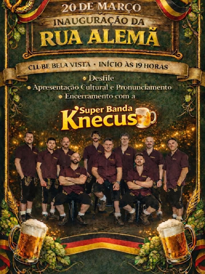 Inauguração da Rua Alemã