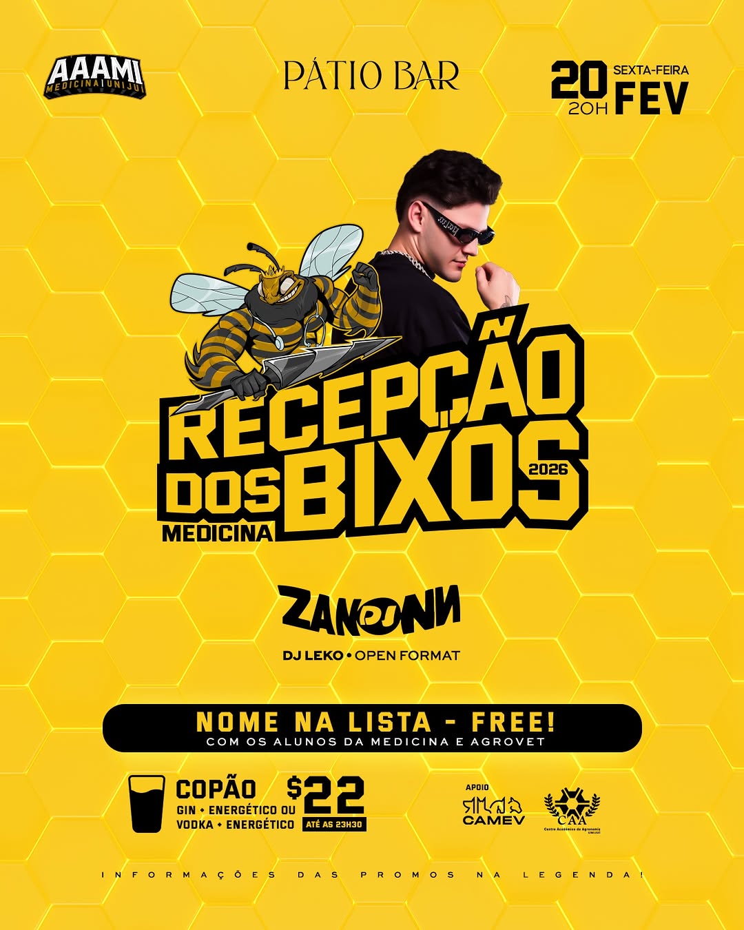 Recepção dos Bixos - Medicina UNIJUÍ | Pátio Bar