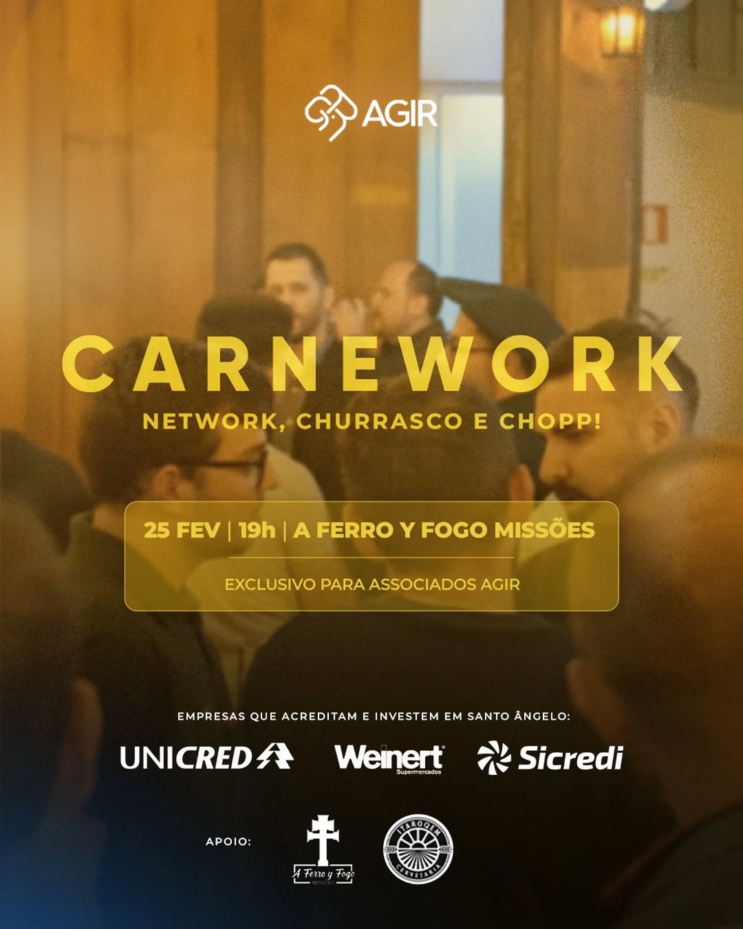 Carnework - Network, Churrasco e Chopp