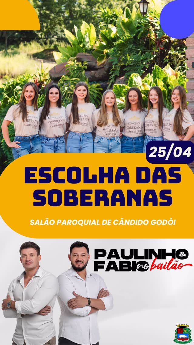 Escolha das Soberanas 2026/2028