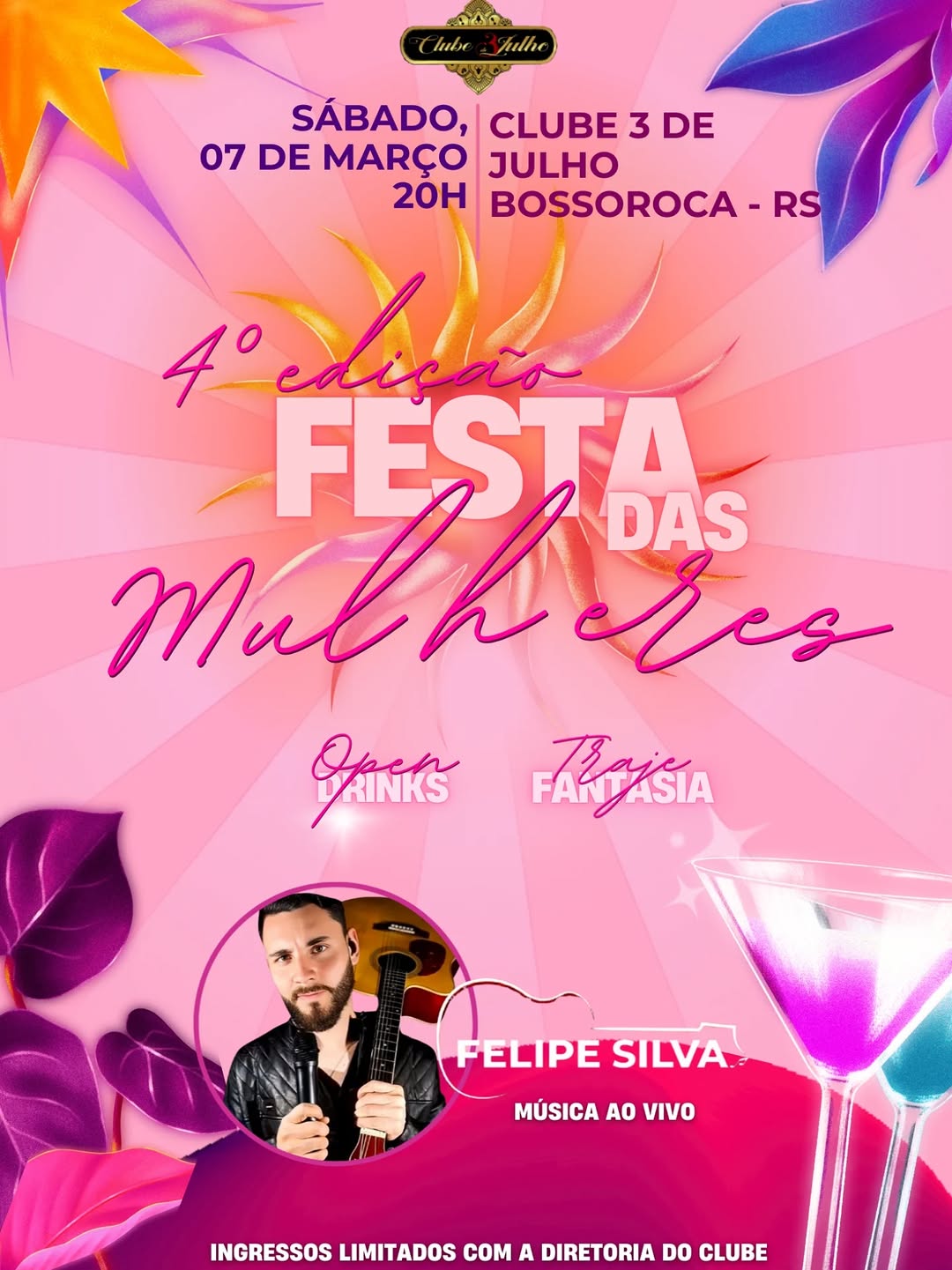 4ª Edição — Festa das Mulheres