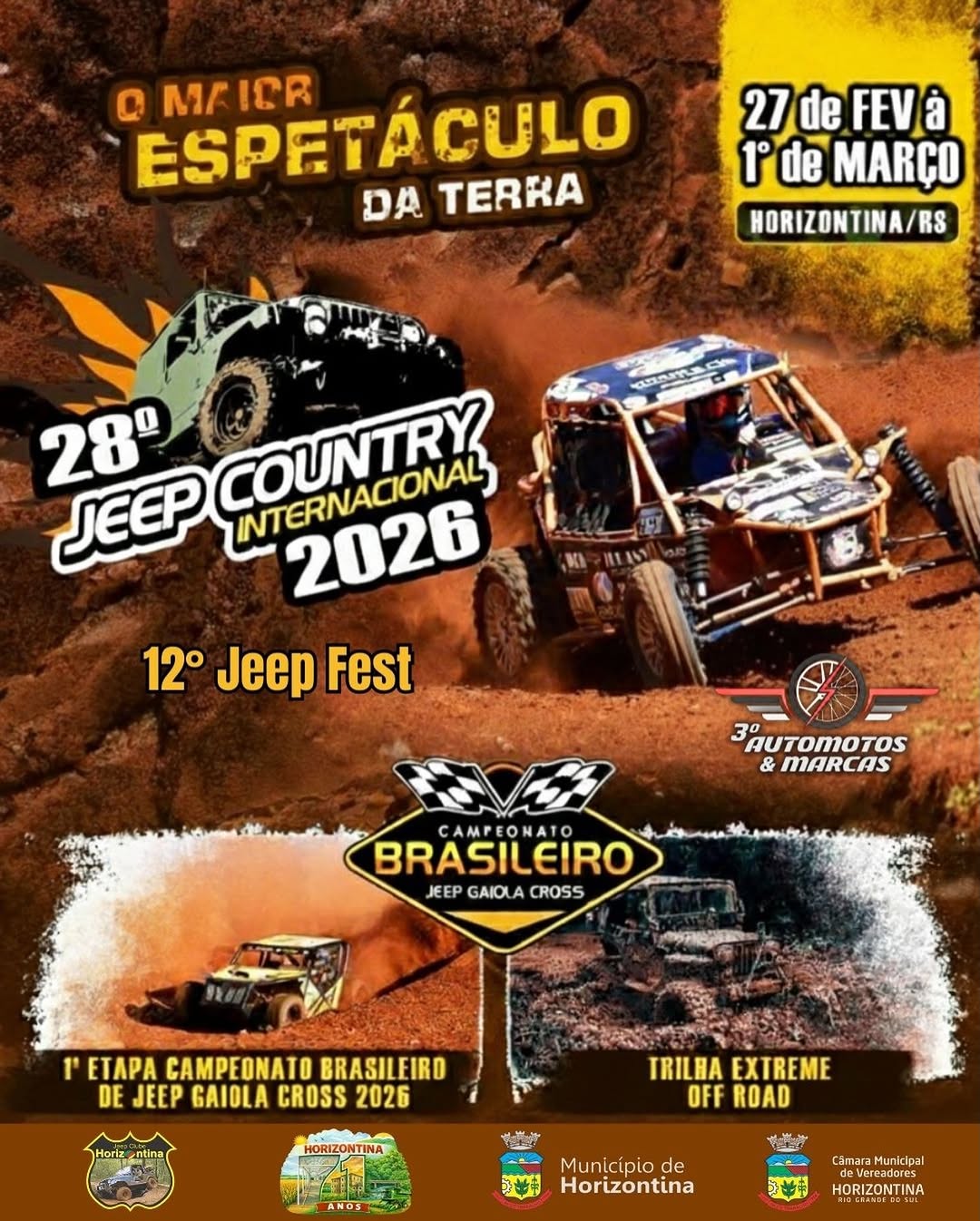 28º Jeep Country Internacional 2026 - 12º Jeep Fest