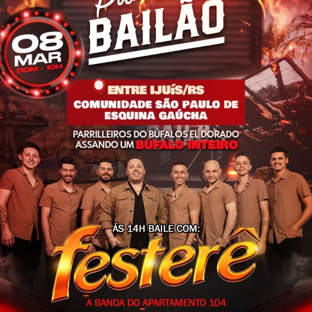 Parrilla e Bailão na Comunidade São Paulo da Esquina Gaúcha