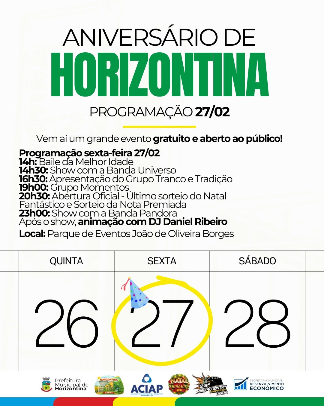 Aniversário de Horizontina