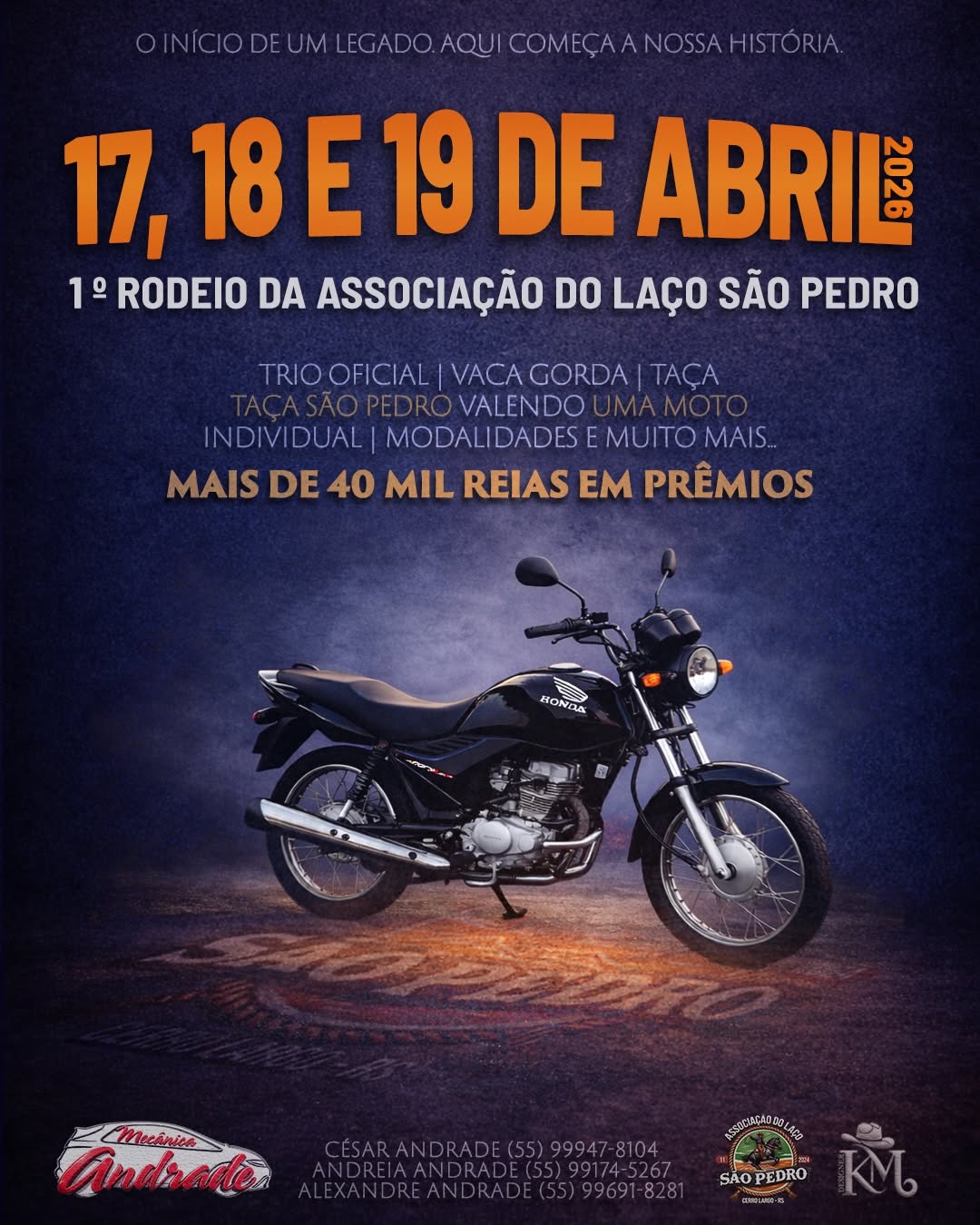 1º Rodeio da Associação do Laço São Pedro