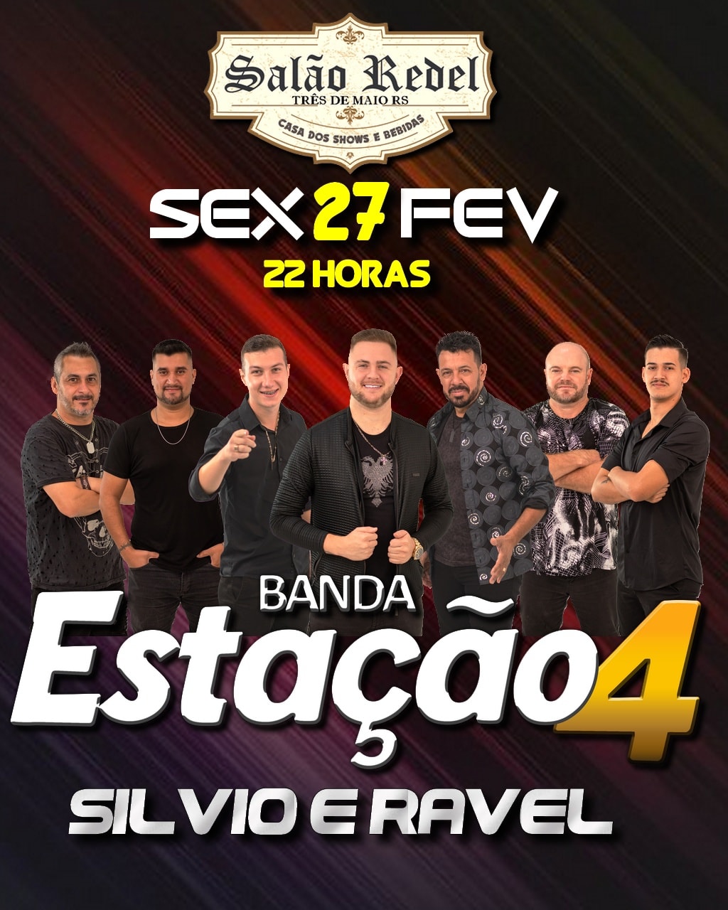 Sexta de Ouro com Banda Estação 4 - Salão Redel