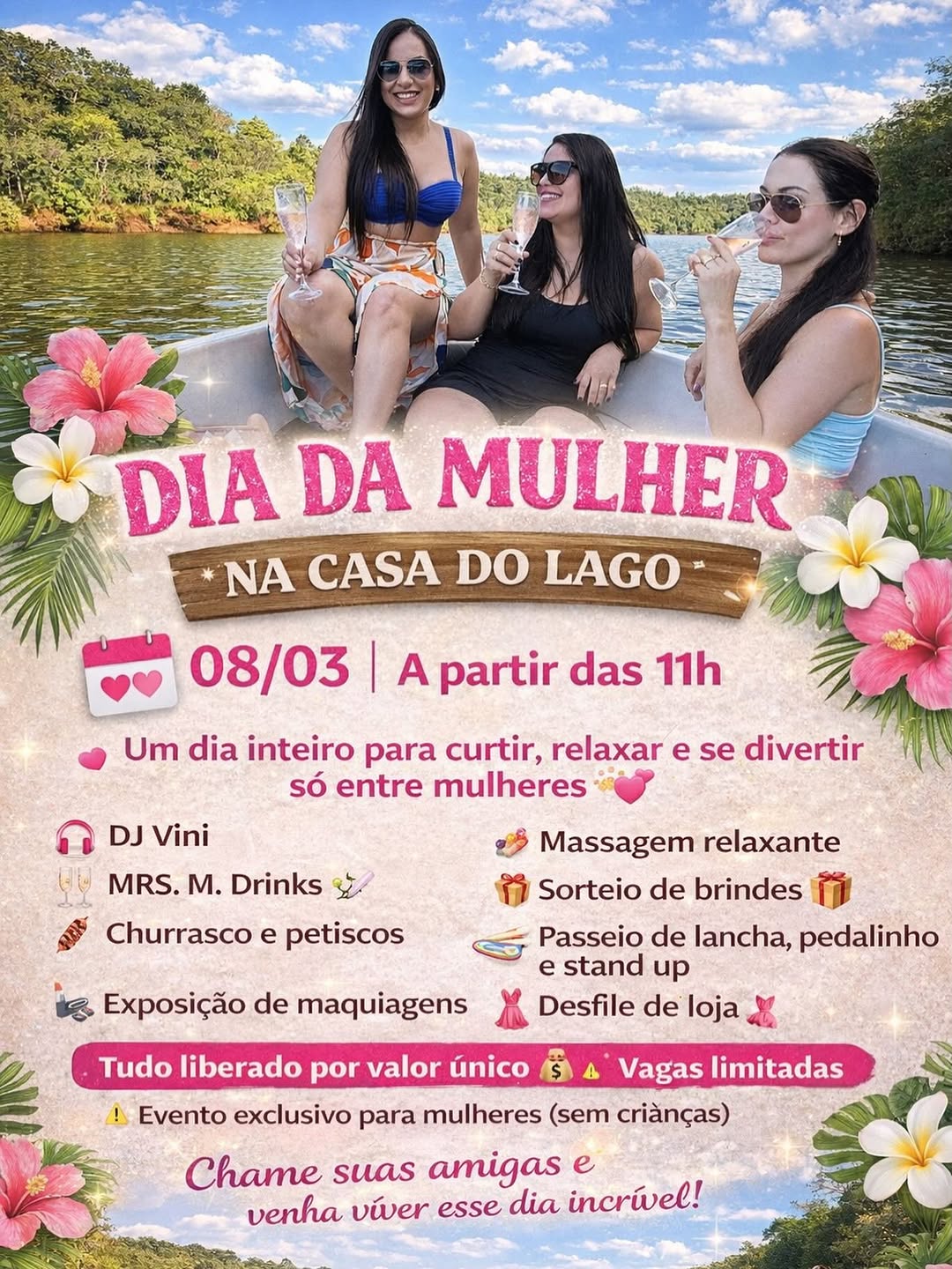 Dia da Mulher na Casa do Lago