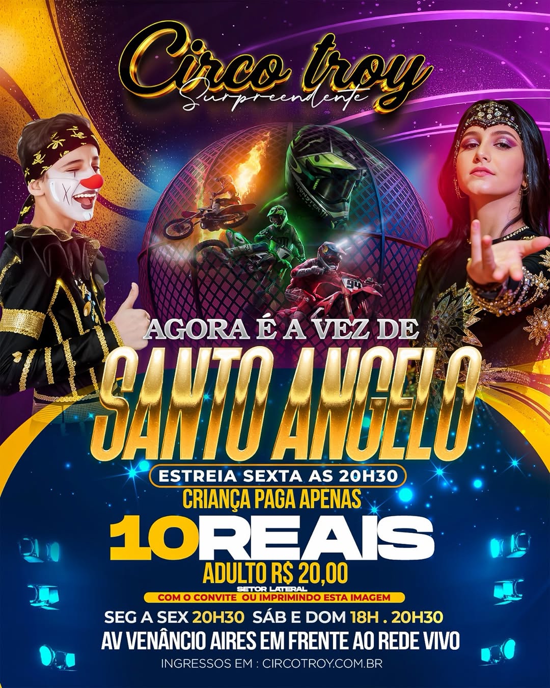 Circo Troy Surpreendente - Santo Ângelo