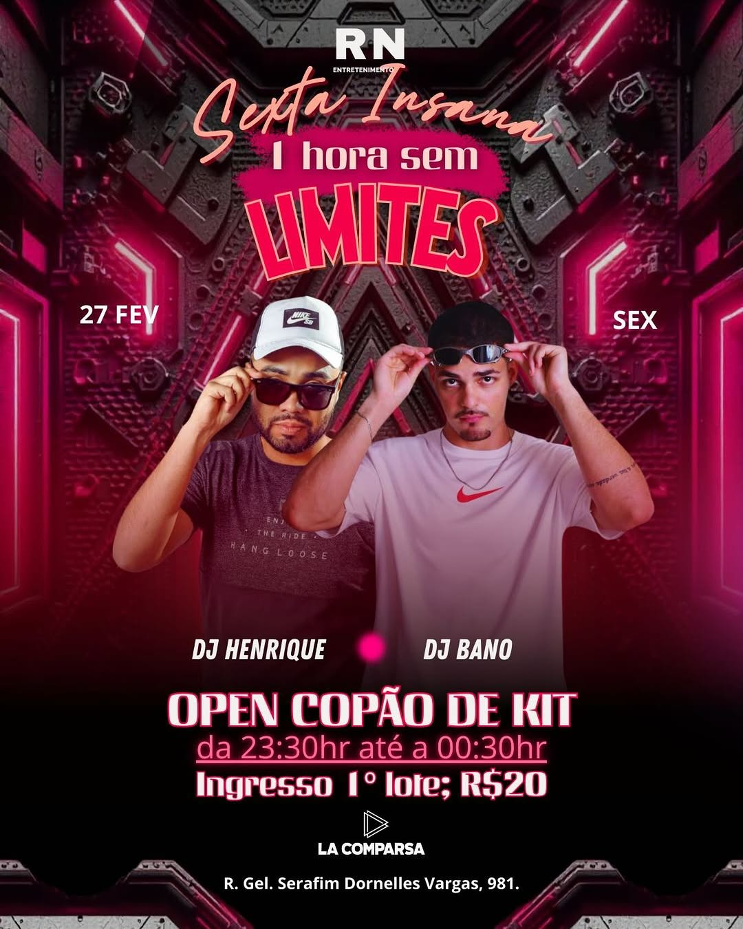 Sexta Insana – 1 Hora sem Limites (La Comparsa)