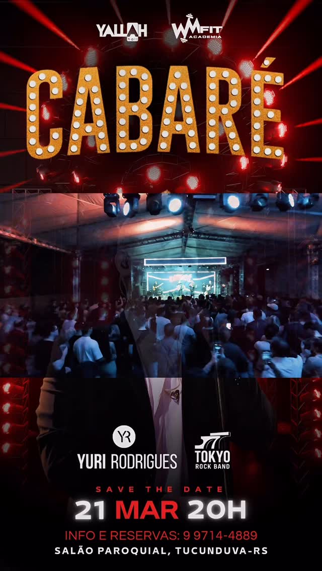 Cabaré - Yuri Rodrigues com Tokyo Rock Band