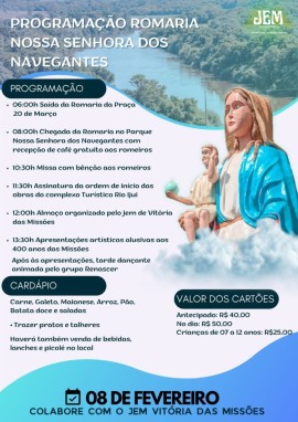 Romaria de Nossa Senhora dos Navegantes - Vitória das Missões