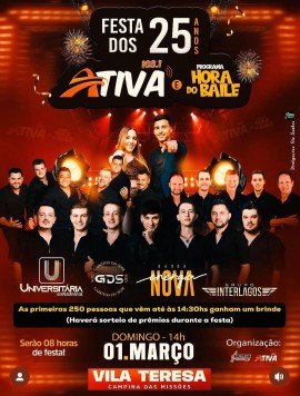 Festa dos 25 Anos - Rádio Ativa 103.1 & Programa Hora do Baile
