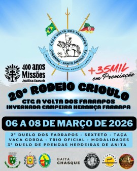 20º Rodeio Crioulo - CTG A Volta dos Farrapos