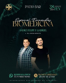 Especial Formandas de Biomedicina - André Felipe & Gabriel | Pátio Bar